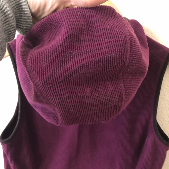 Arc'teryx Womens Fleece Hooded Zipper Vest in Purple - Size Small - Picture 6 of 8